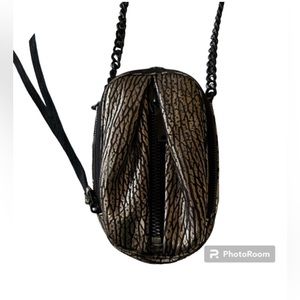 Aimee Kestenberg crossbody chain purse - Metallic Snakeskin pattern